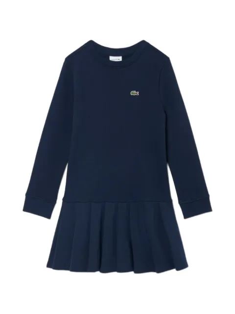 Lacoste long-sleeved fleece dress
