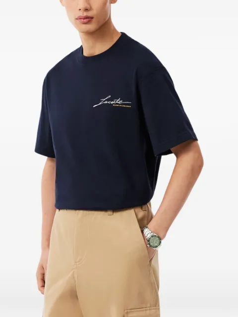 Lacoste logo-print crew-neck T-shirt