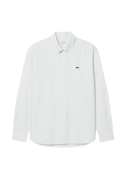 Lacoste regular fit striped oxford shirt