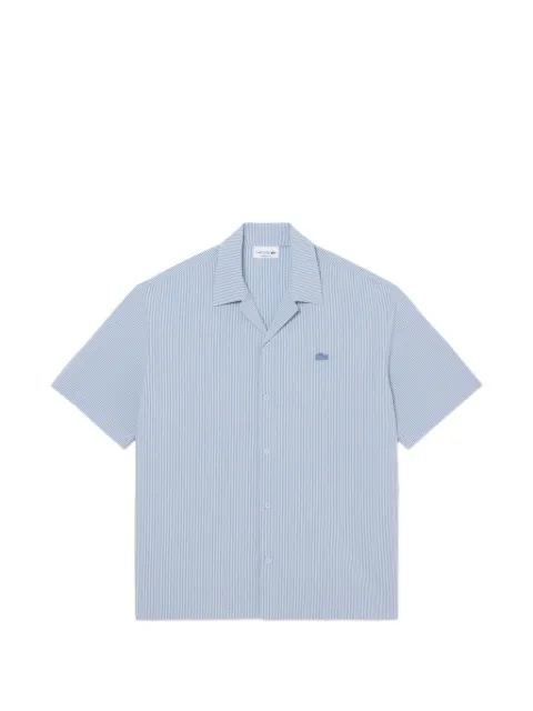 Lacoste relaxed fit seersucker shirt
