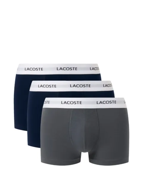 Lacoste logo-waistband boxers (set of three) 