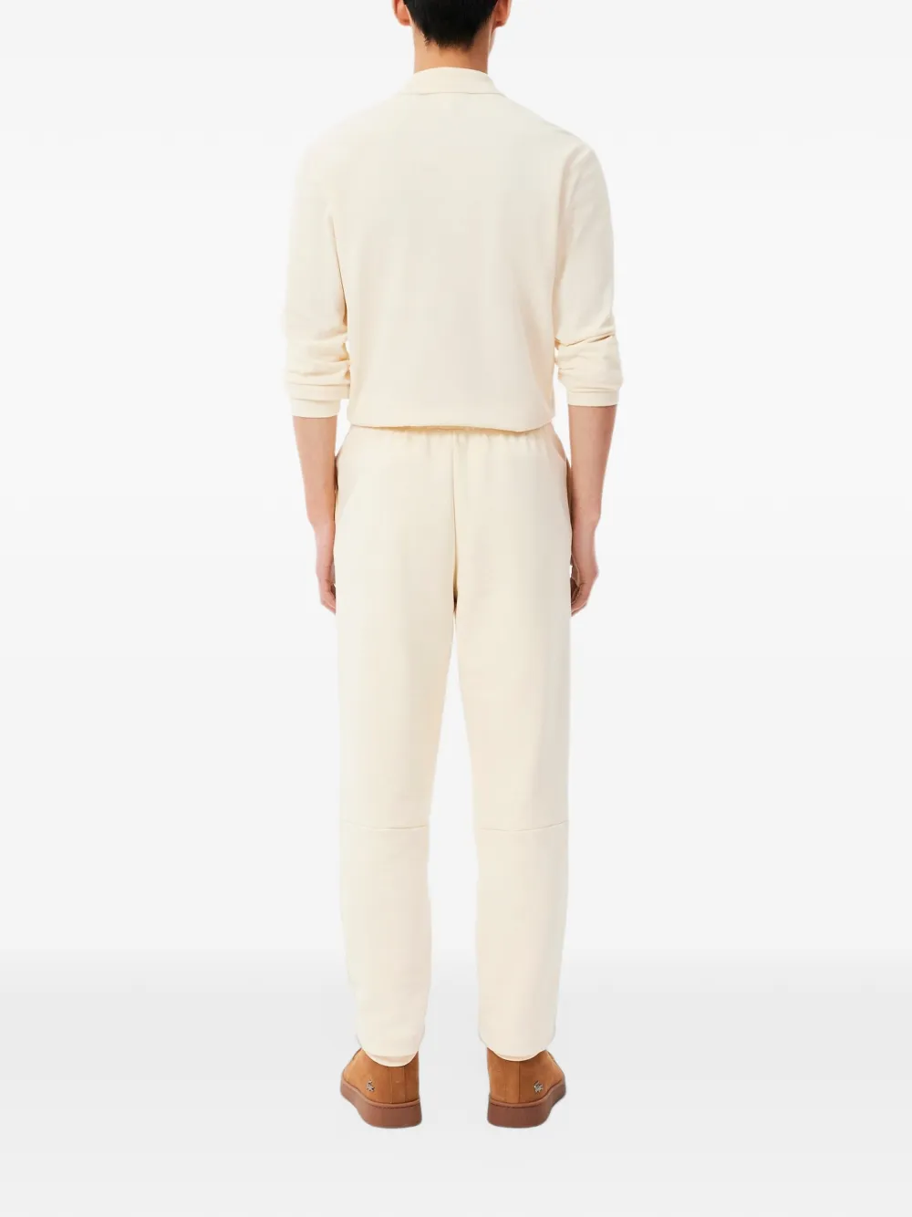 Lacoste tapered leg sweatpants Beige