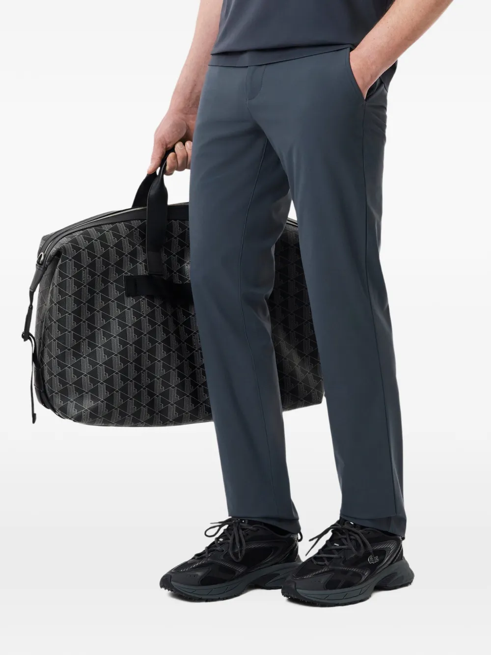 Lacoste slim-fit Commuter pants Grijs