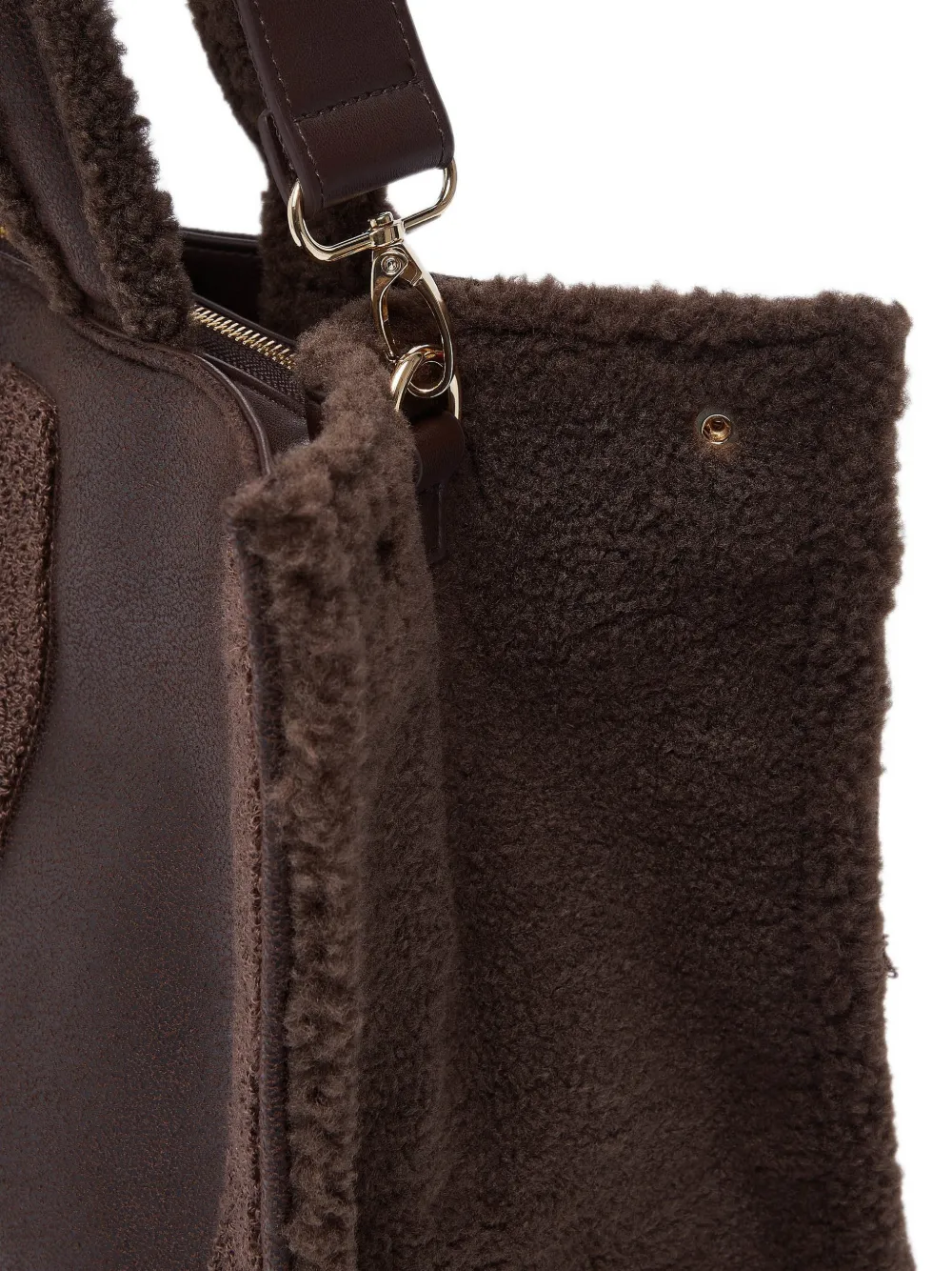 LIU JO Grote shopper met logo Bruin