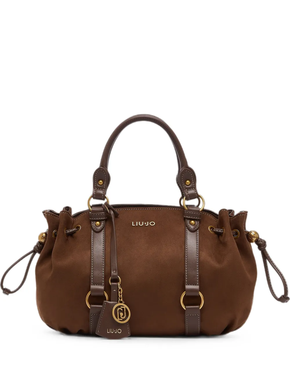 LIU JO small drawstring bag - Marrone