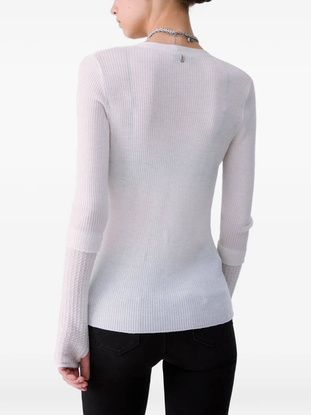 LIU JO Wollen vest Wit