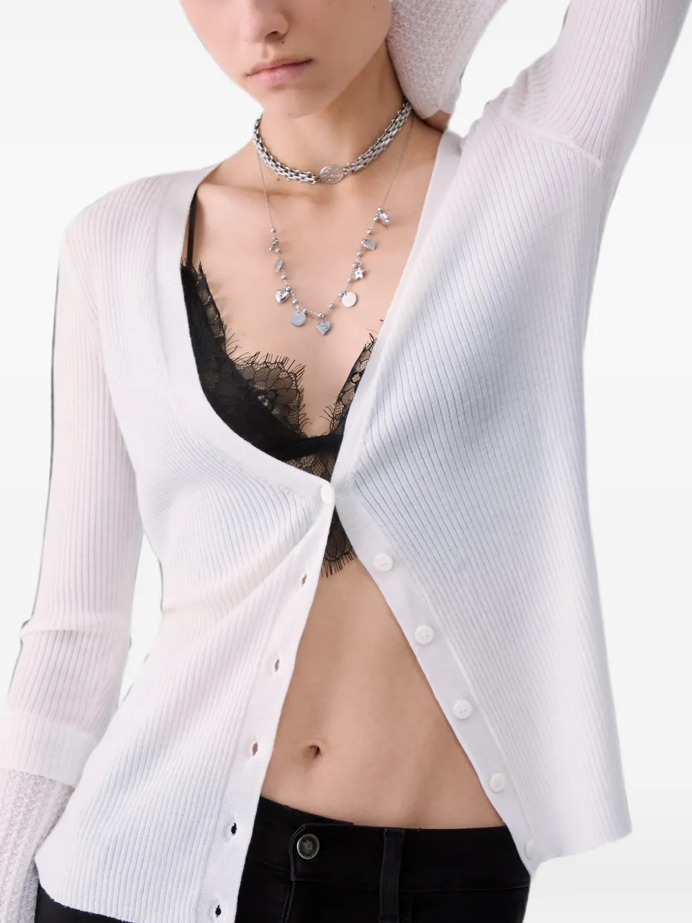 LIU JO Wollen vest Wit
