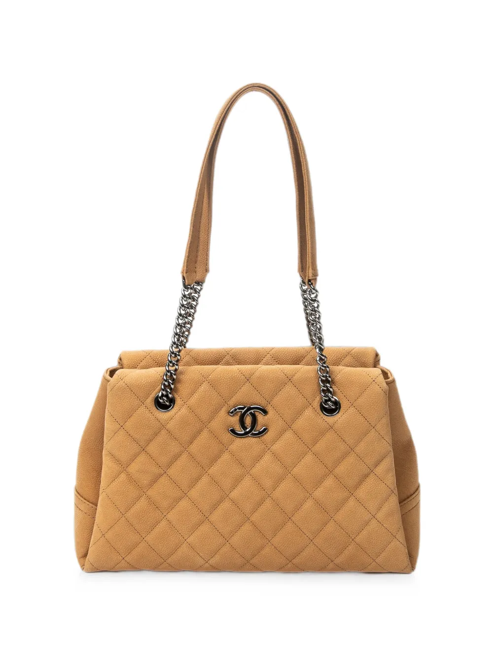 CHANEL Pre-Owned Borsa a spalla Lady Pearly trapuntata - Marrone