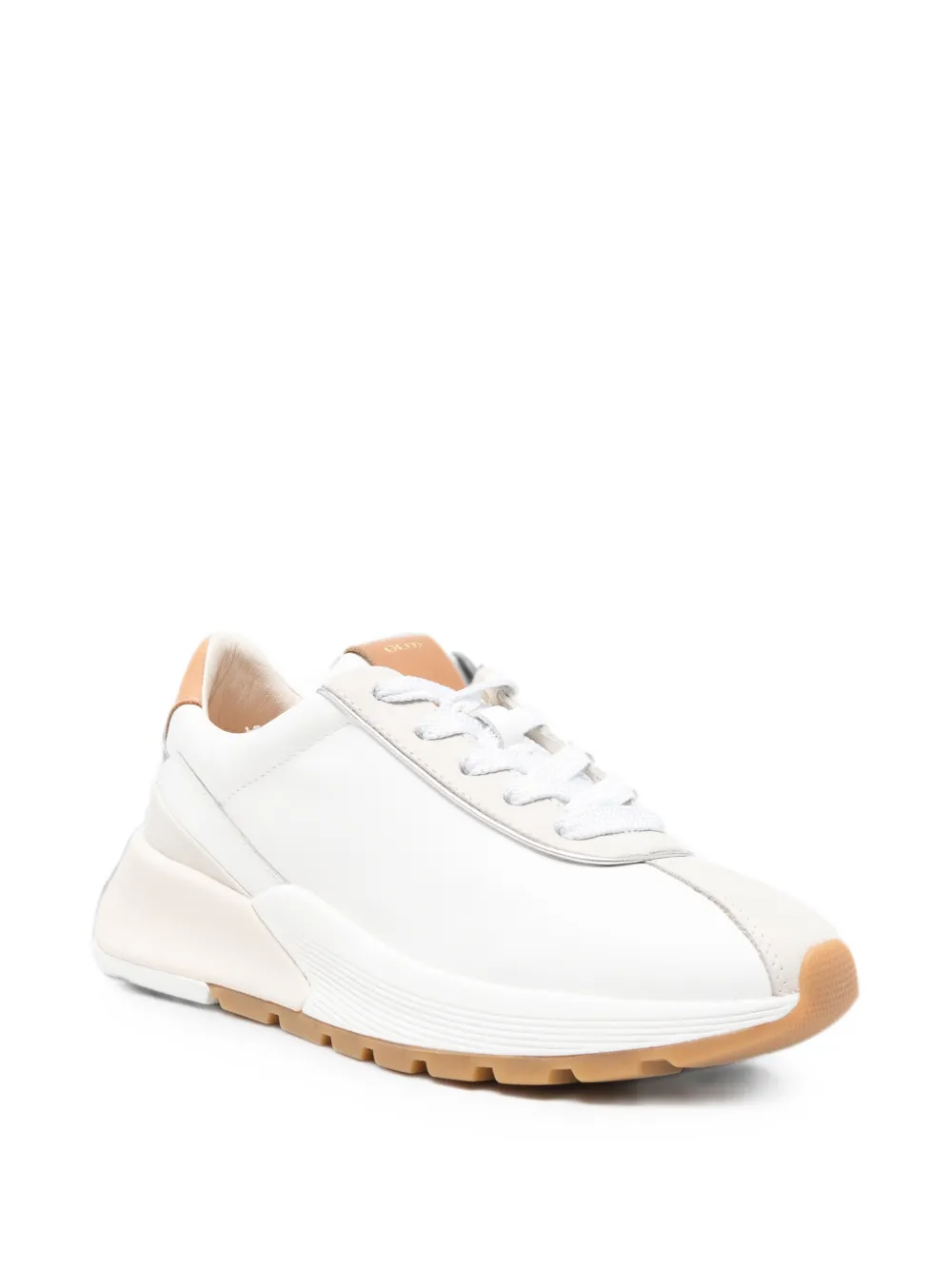 Geox Metropoli sneakers met vlakken Wit