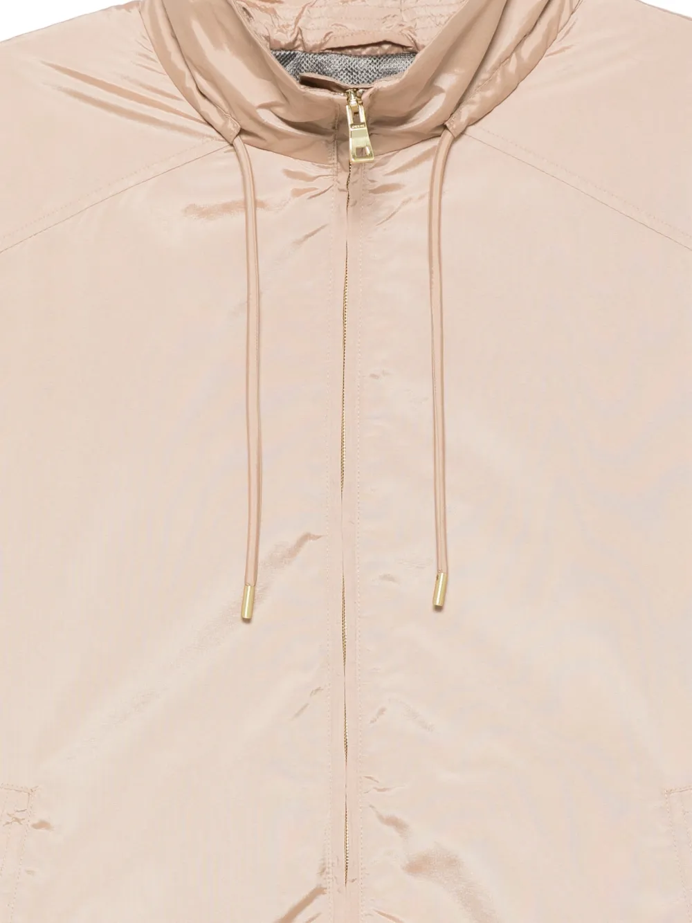 Geox Dandra Drawstring Jacket In Neutral