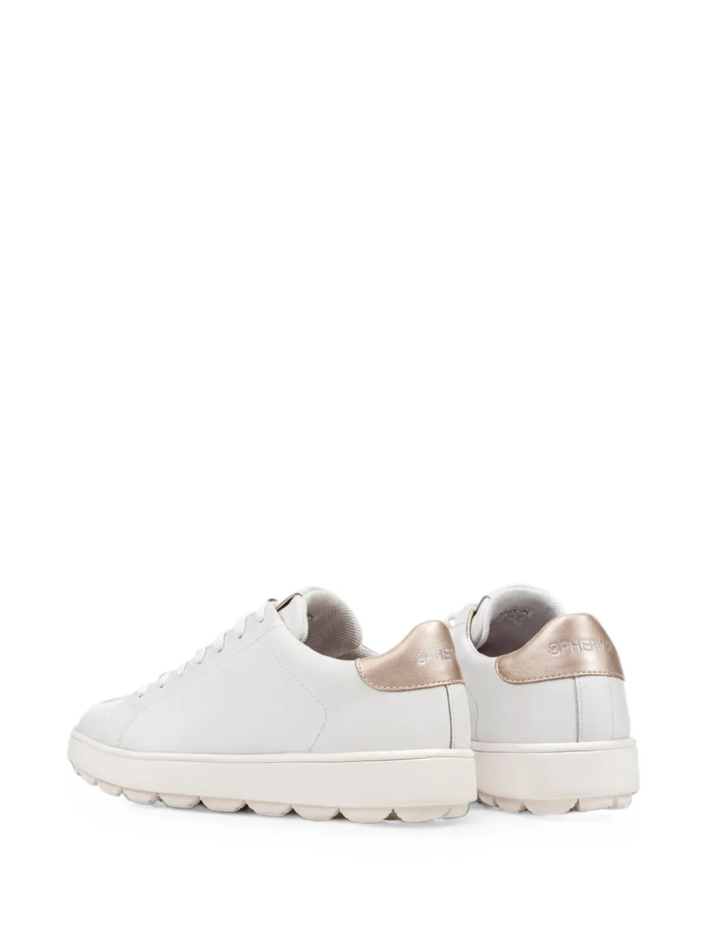 Geox Spherica Ecub-1 lace-up sneakers Wit