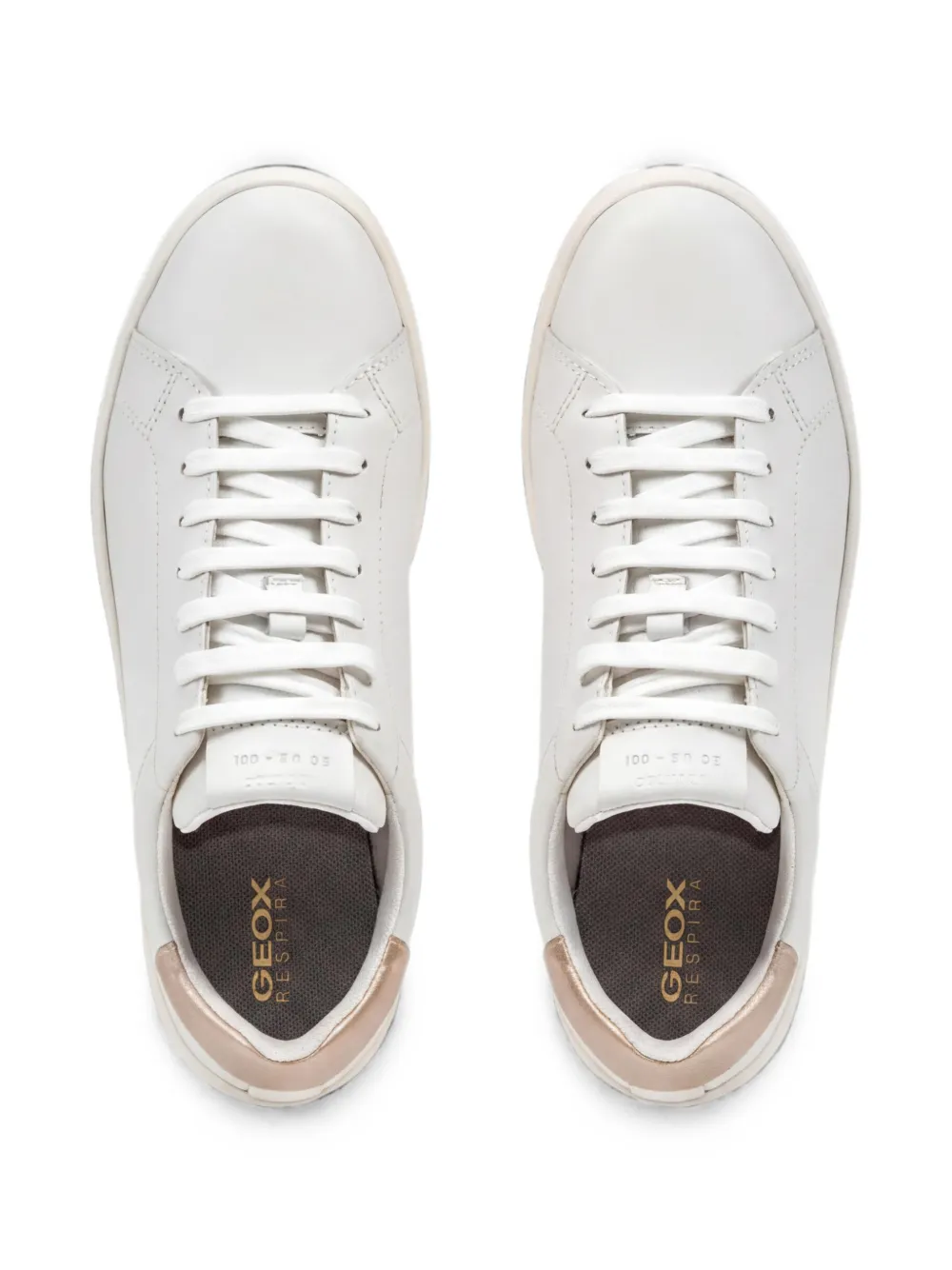 Geox Spherica Ecub-1 lace-up sneakers Wit