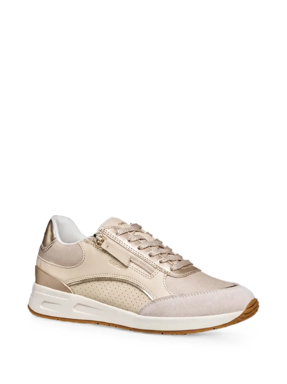 Geox Bulmya side-zip sneakers Beige