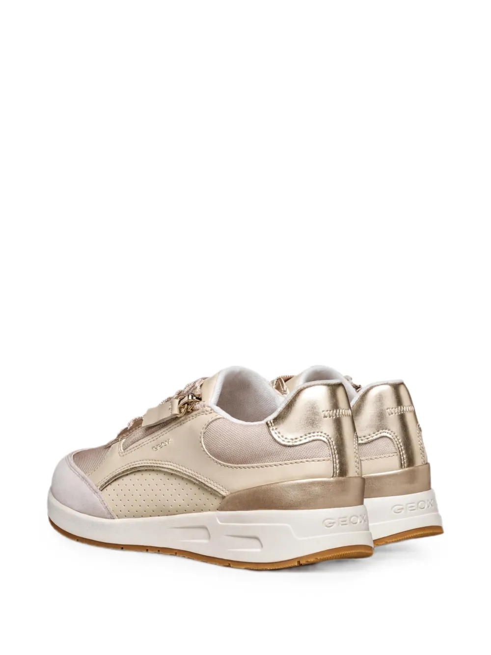 Geox Bulmya side-zip sneakers Beige