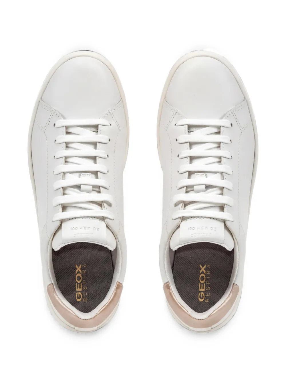 Geox Jaysen perforated sneakers Wit