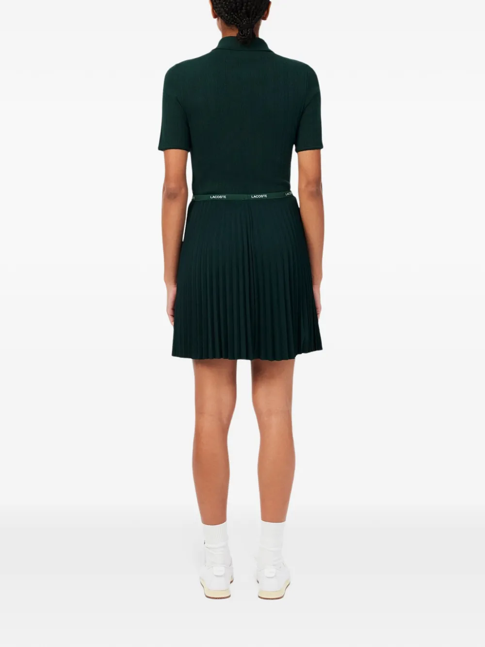 Lacoste short pleated skirt Groen
