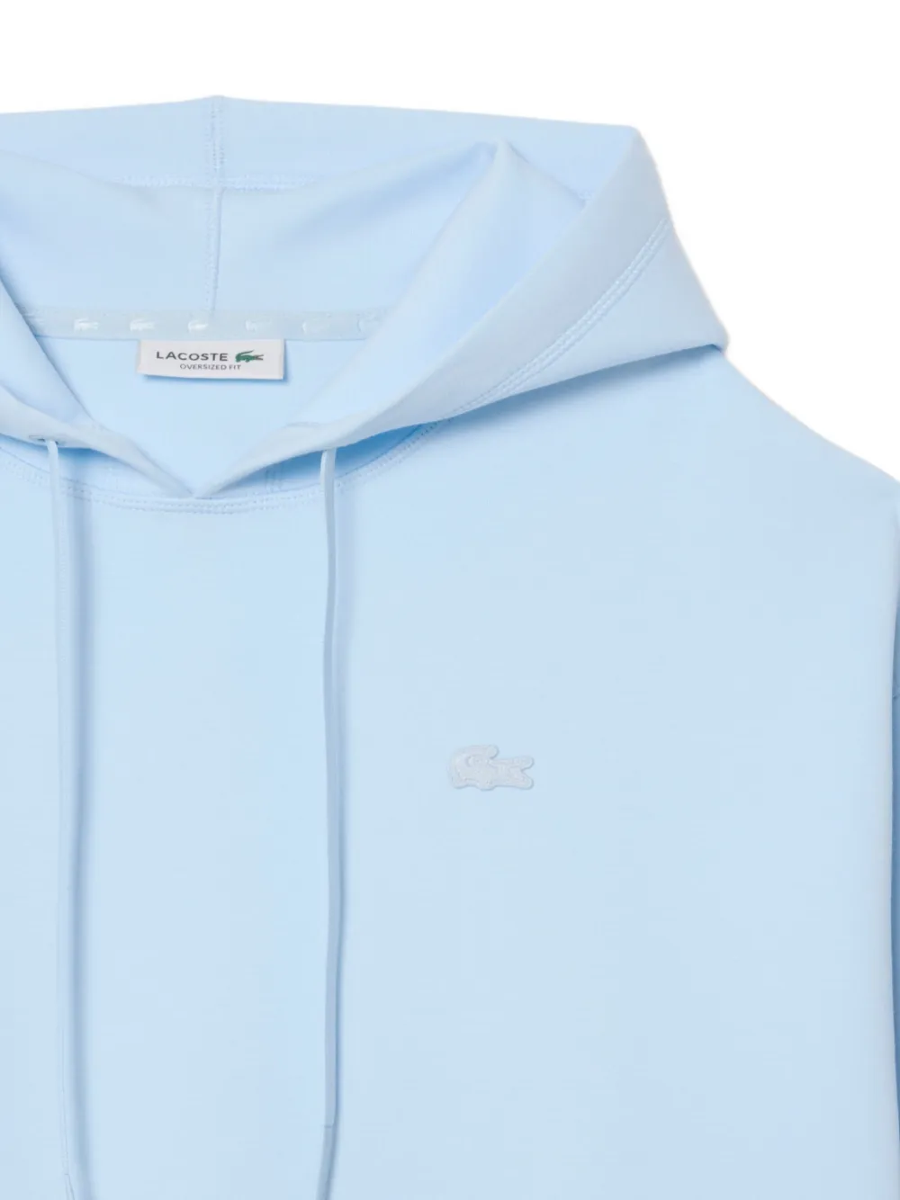 Lacoste Hoodie met logopatch Blauw