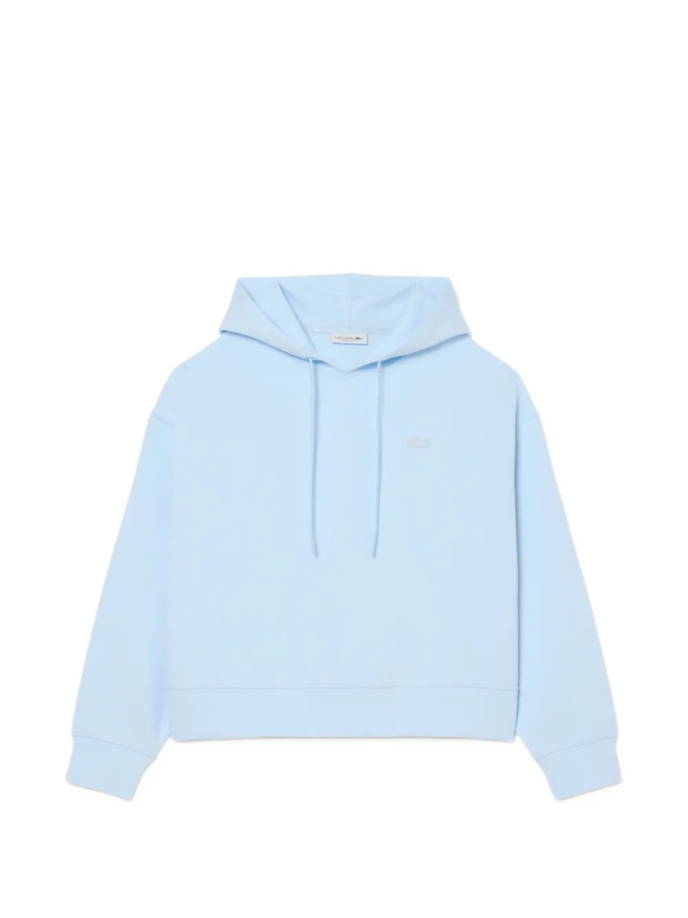 Lacoste logo-patch drawstring hoodie