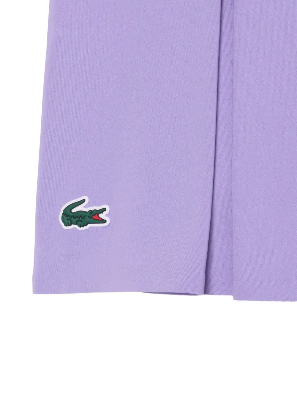 Lacoste Mini-plooirok met logopatch Paars