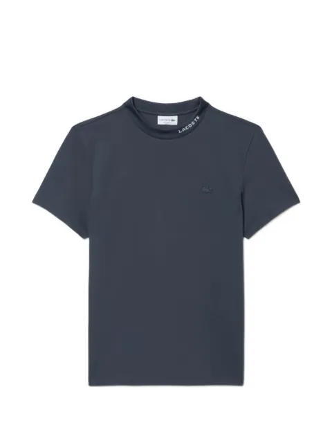 Lacoste jacquard branded piqué commuter T-shirt