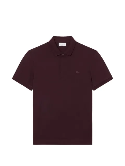 Lacoste logo-patch polo shirt