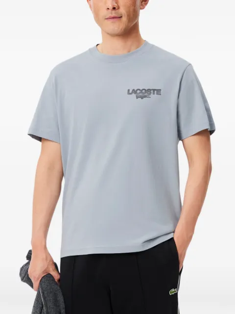 Lacoste t-shirt en jersey à imprimé tennis