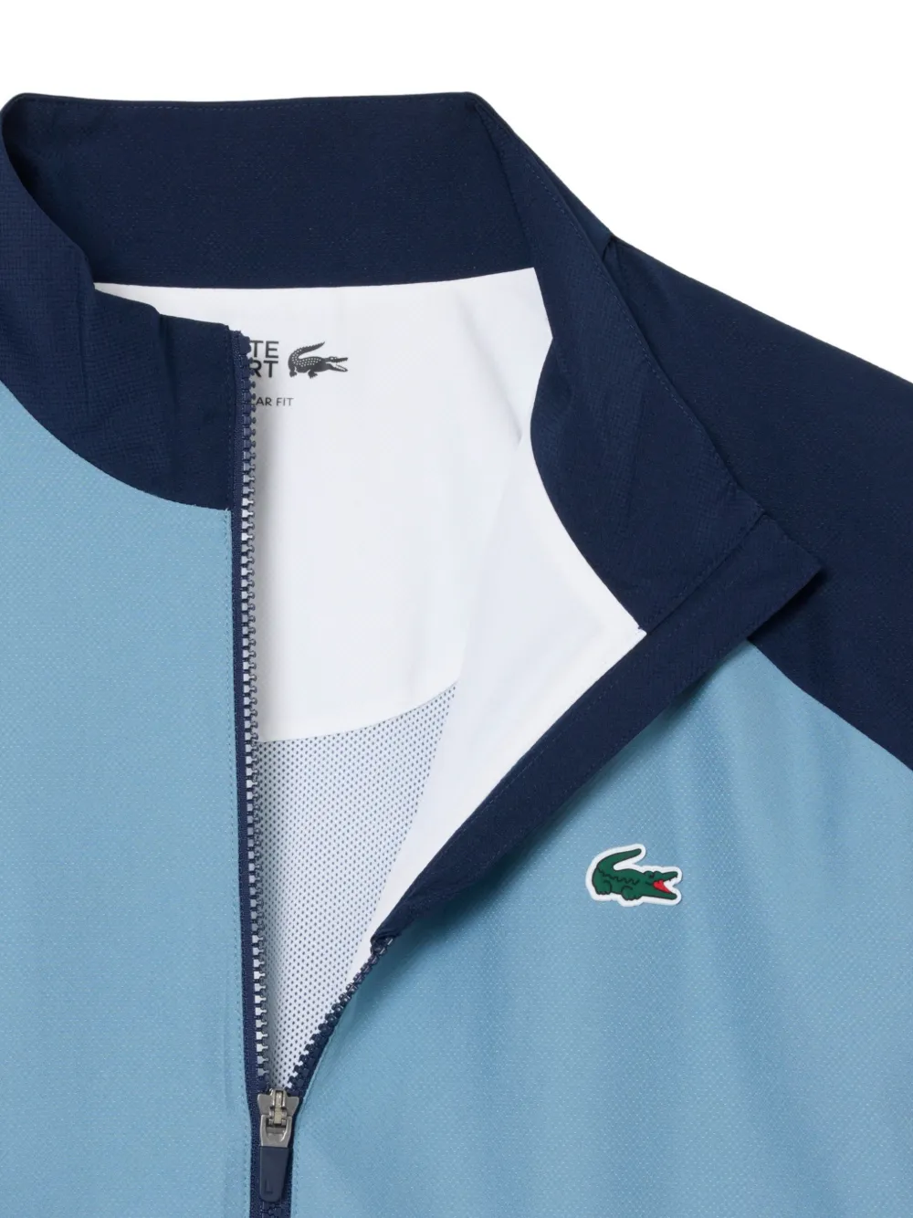 Lacoste Trainingspak met colourblocking en logo-applicatie Blauw