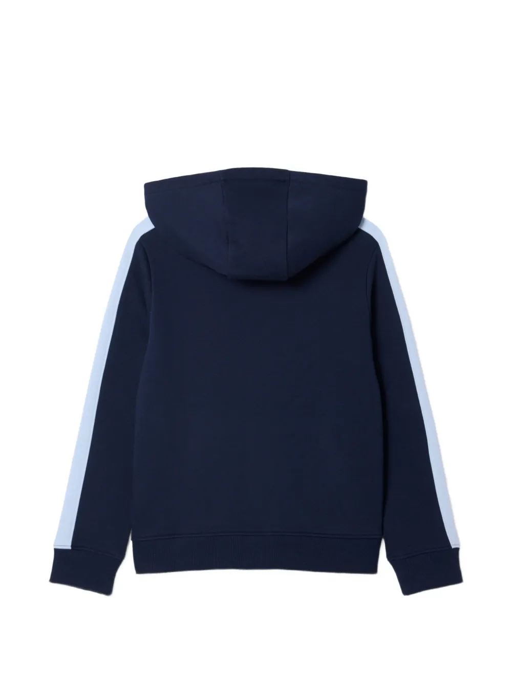 Lacoste zipped fleece hoodie Blauw