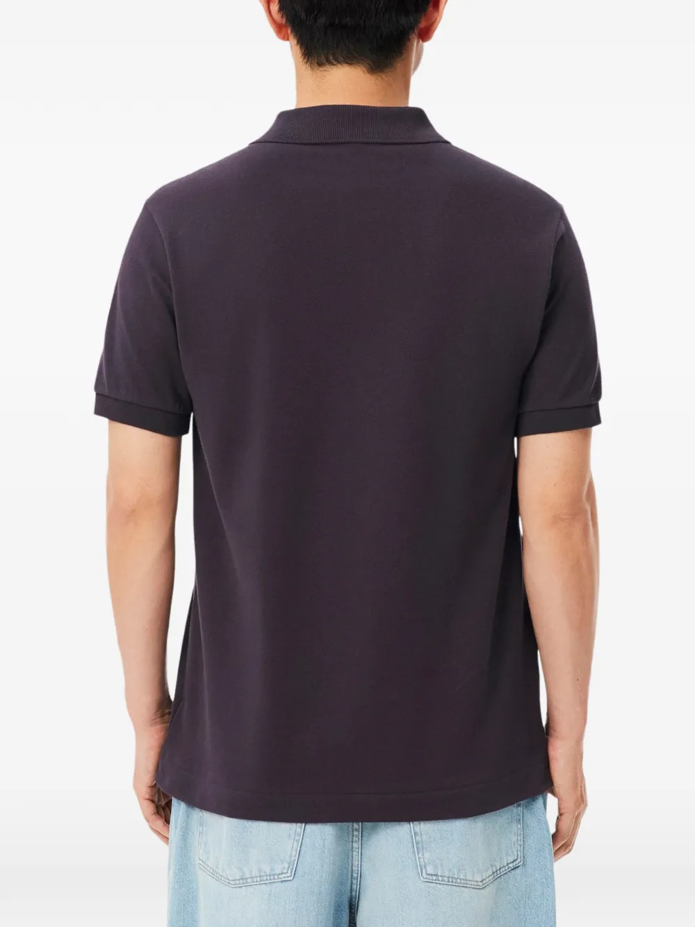 Lacoste L.12.12 poloshirt met logopatch Paars