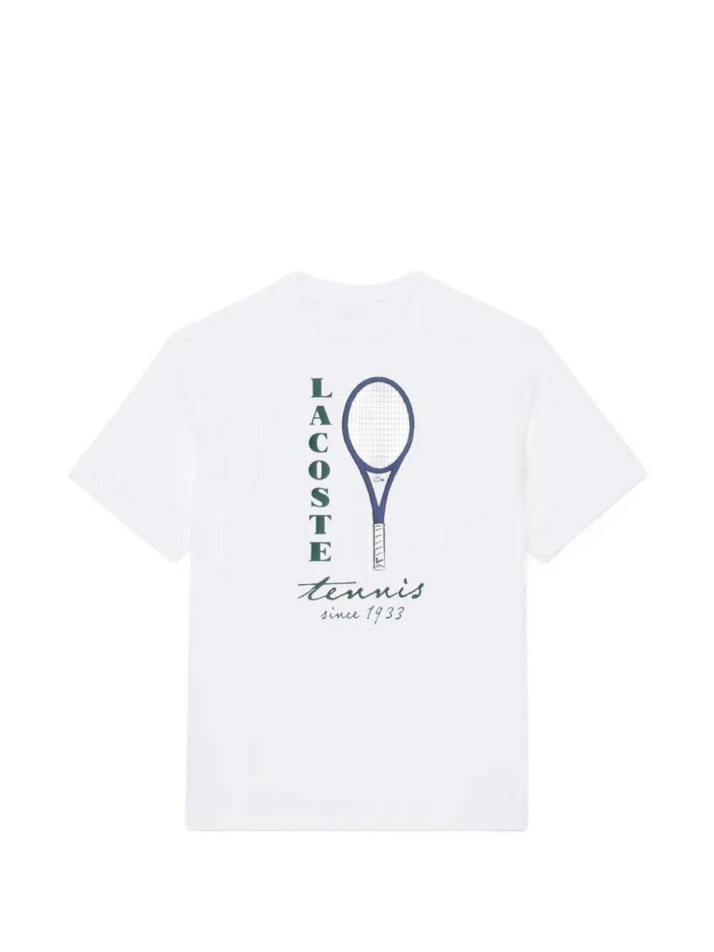 Lacoste T-shirt met grafische print Wit