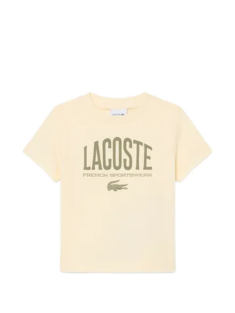 Lacoste printed cotton T-shirt