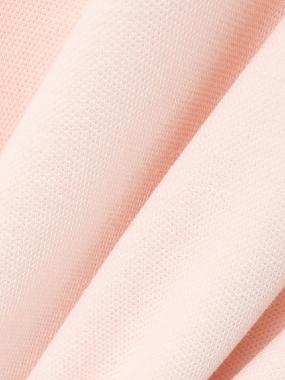 Lacoste T-shirt met geborduurd logo en gewelfde afwerking Roze