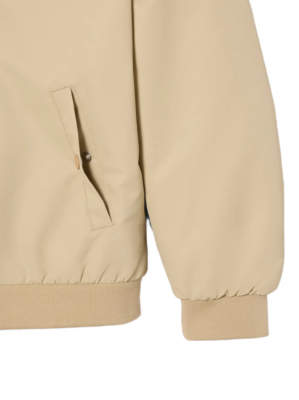 Lacoste nylon bomber jacket Beige