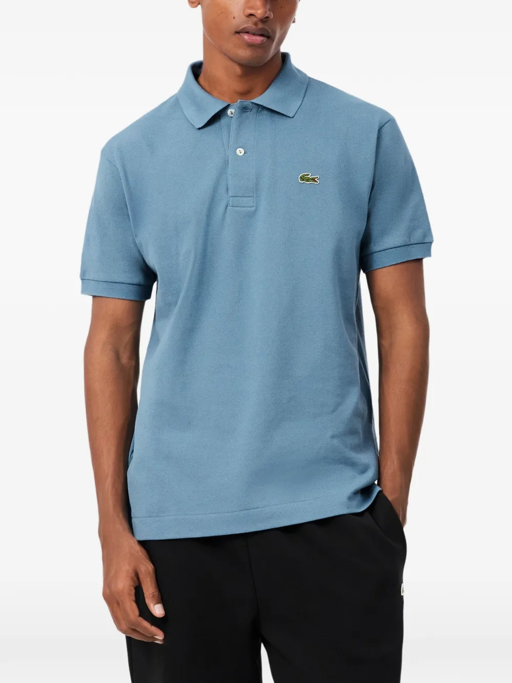 Lacoste Classic Fit Original poloshirt met logo-patch Blauw