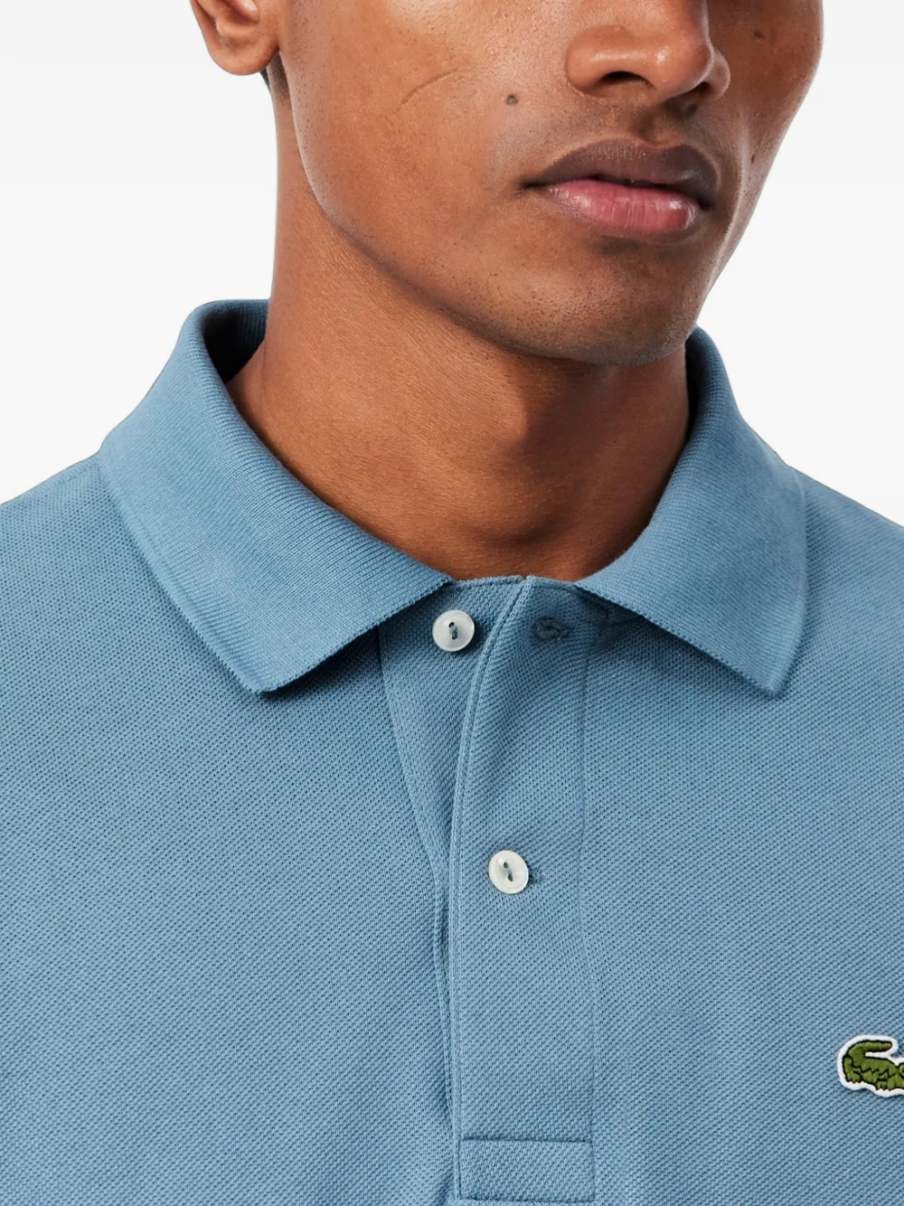 Lacoste Classic Fit Original poloshirt met logo-patch Blauw