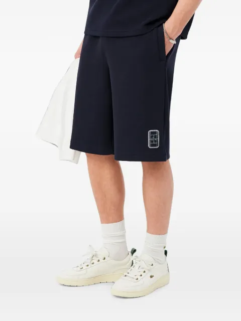 Lacoste relaxed fit double-face piqué shorts