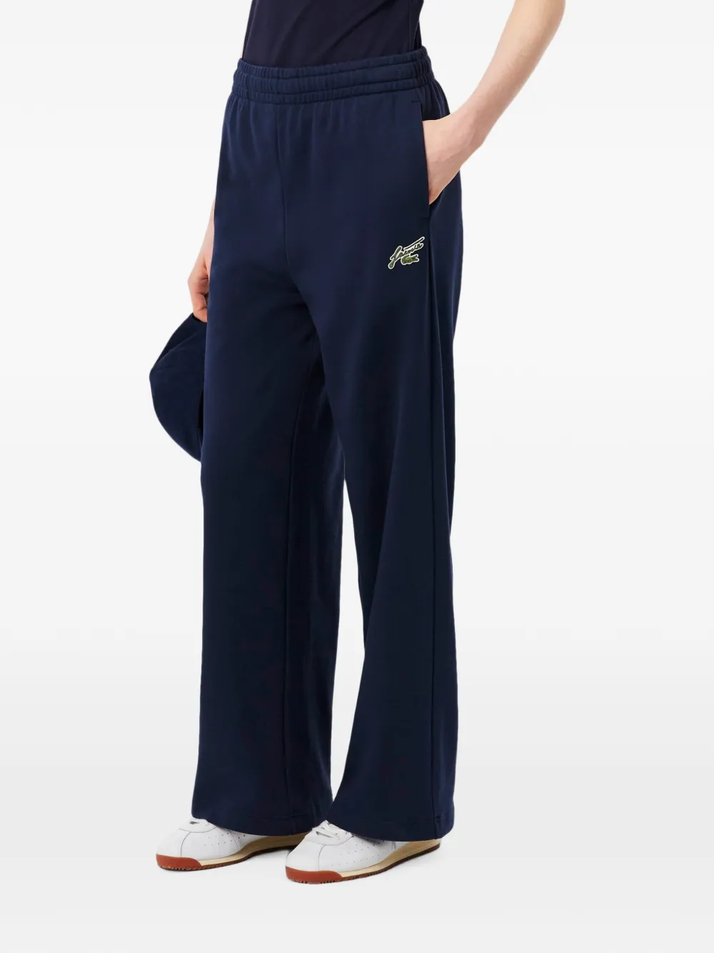 Lacoste Trainingsbroek met geborduurd logo Blauw