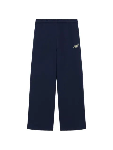 Lacoste logo-embroidered wide-leg track pants