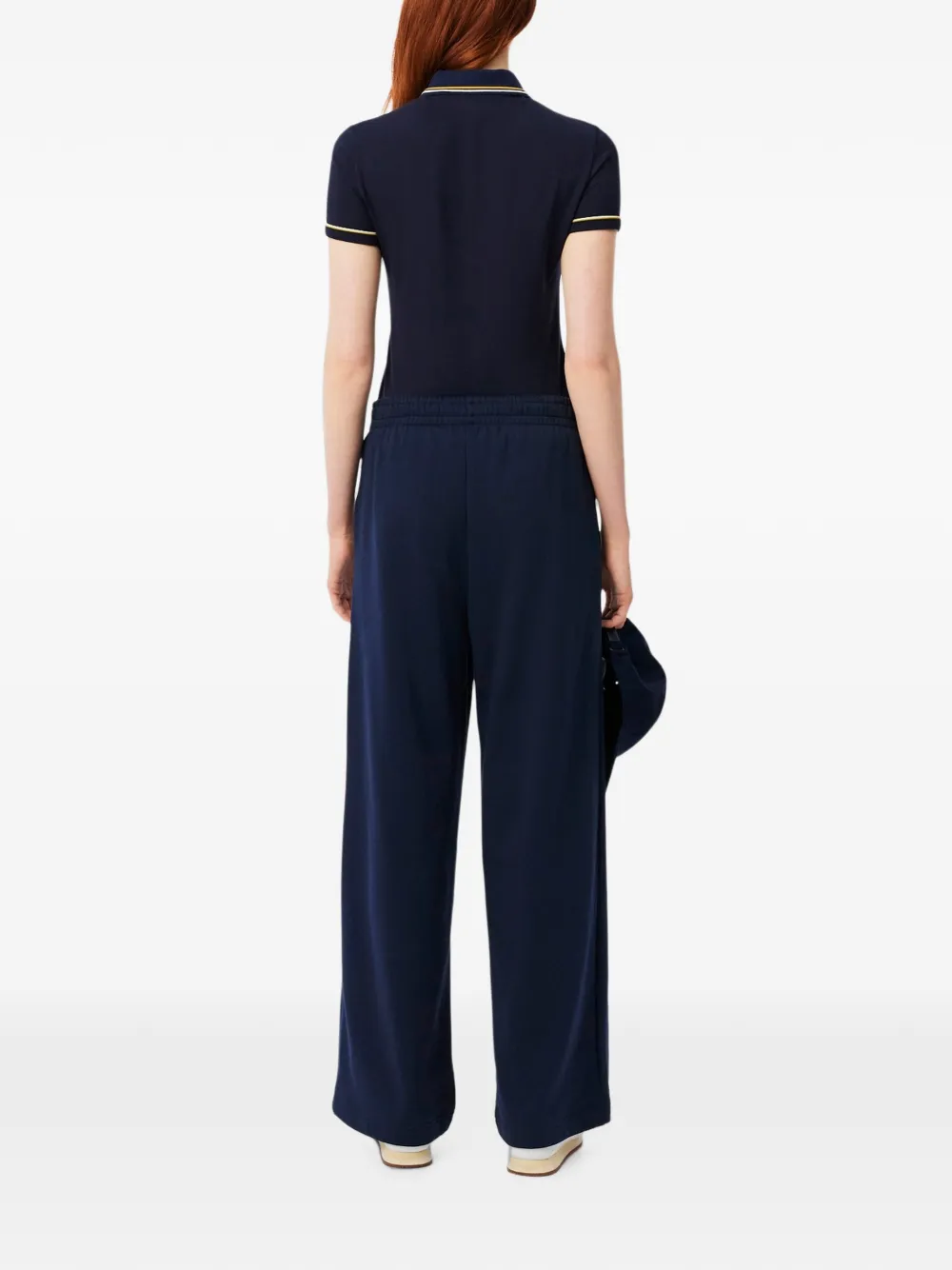 Lacoste Trainingsbroek met geborduurd logo Blauw