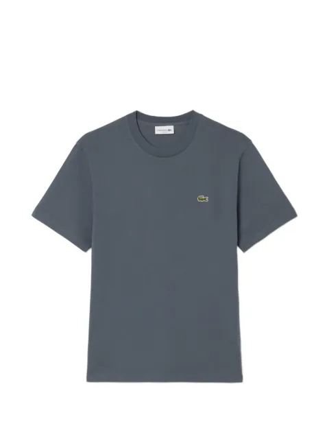 Lacoste logo-patch crew-neck T-shirt