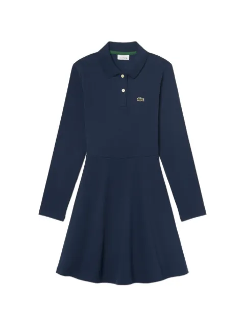 Lacoste long-sleeved stretch piqué dress