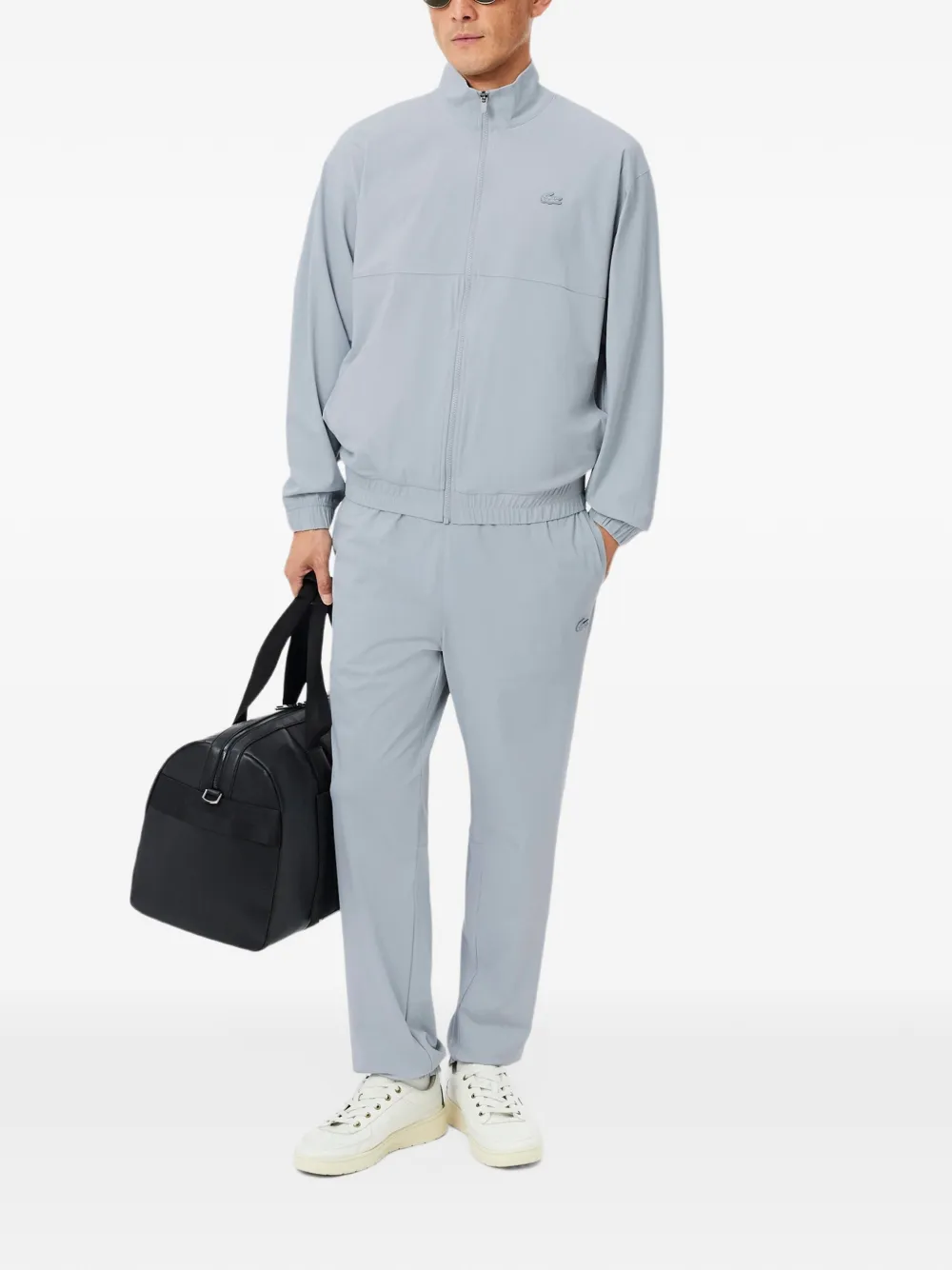 Lacoste stretch commuter track jacket Grijs