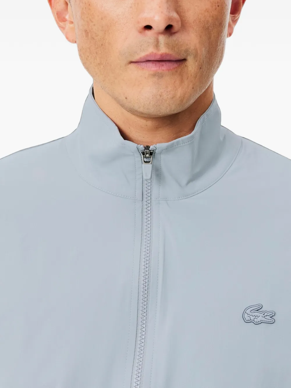 Lacoste stretch commuter track jacket Grijs