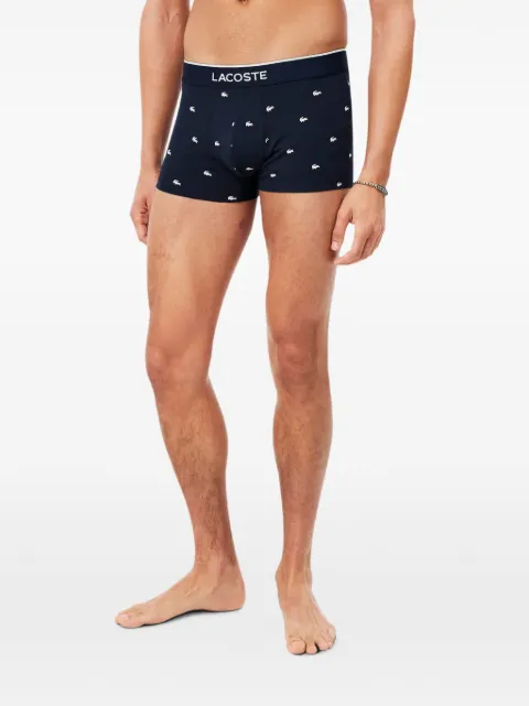 Lacoste logo-print boxers (set of three)