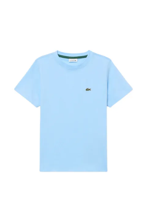 Lacoste logo-patch crew-neck T-shirt