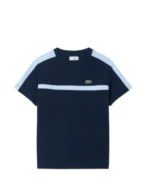 Lacoste contrast-stripe short-sleeve T-shirt