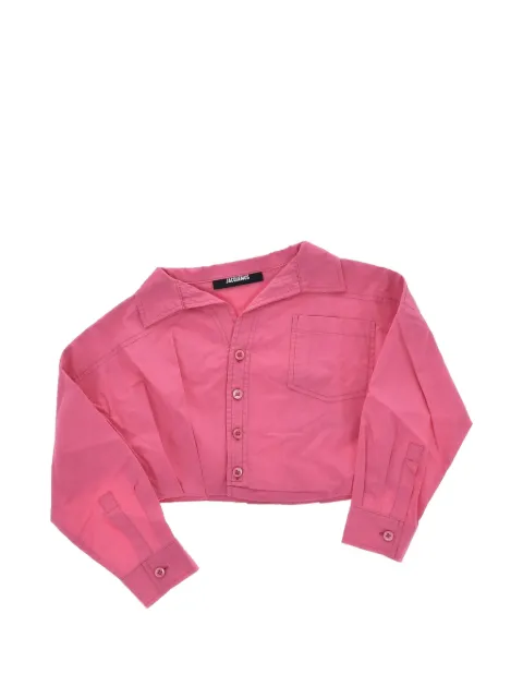 Jacquemus cropped pocket-detail blouse