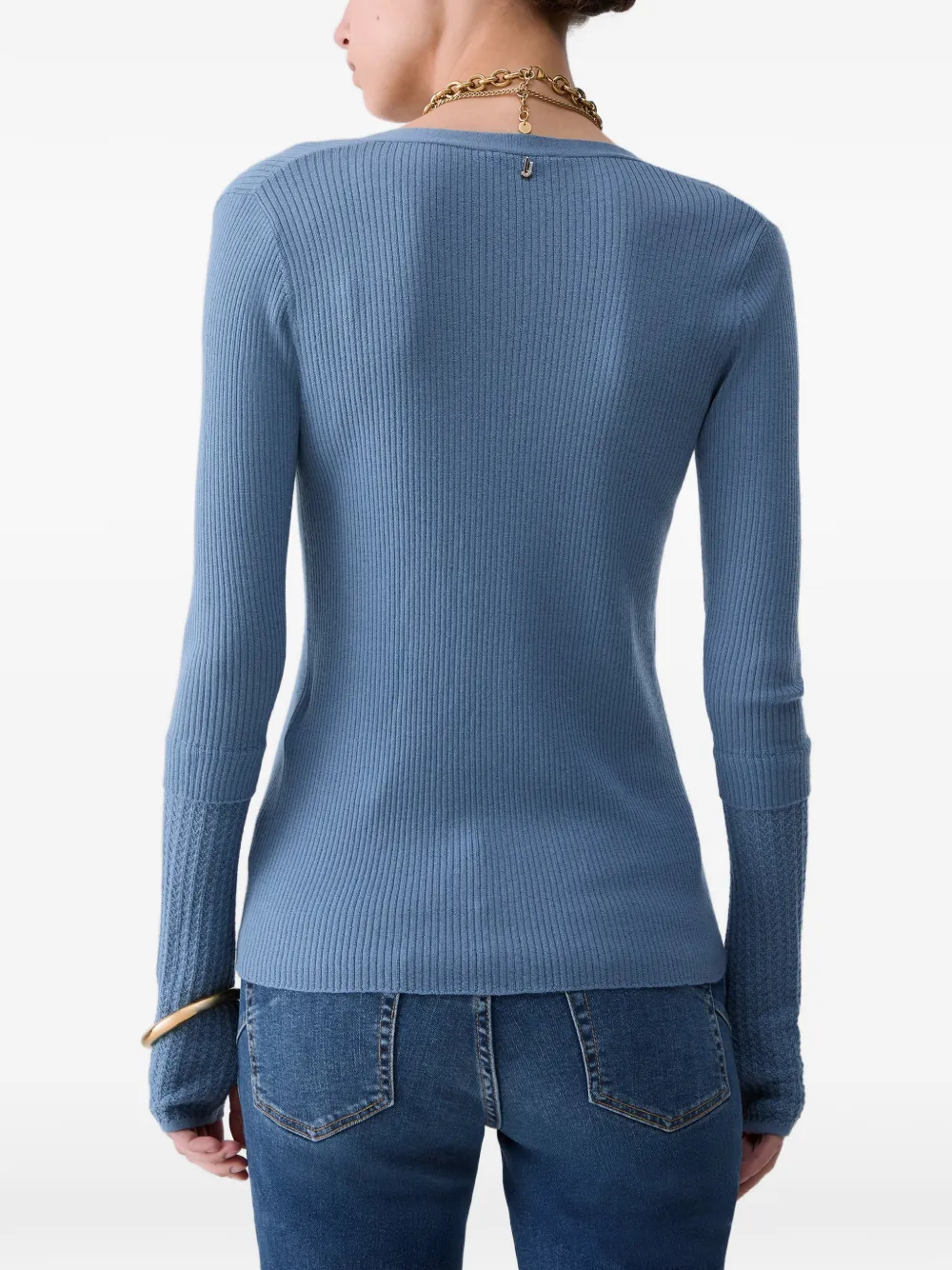 LIU JO Wollen vest Blauw