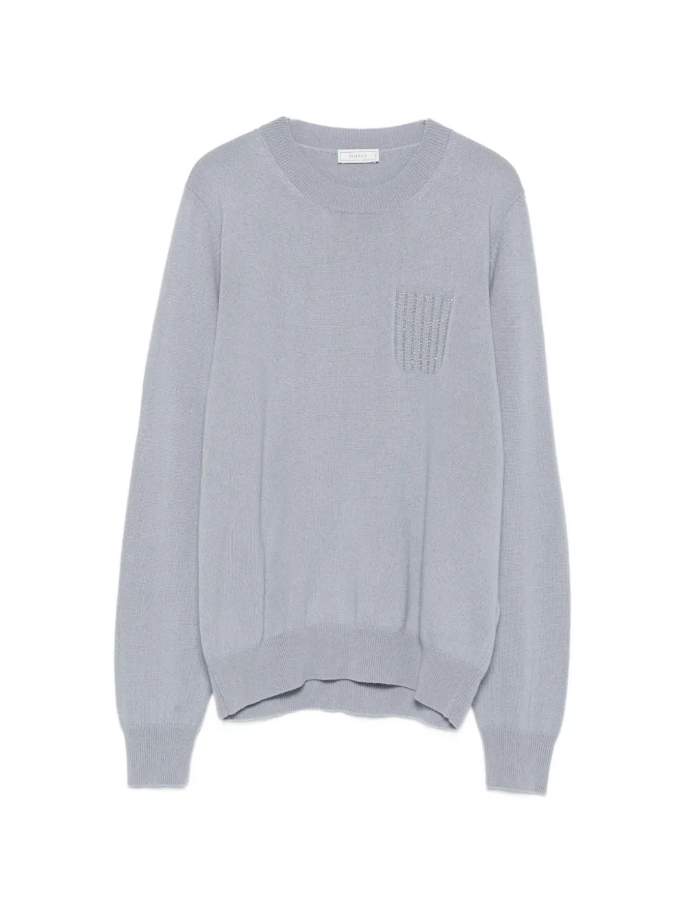 Peserico sequin-embellished sweater - Blu