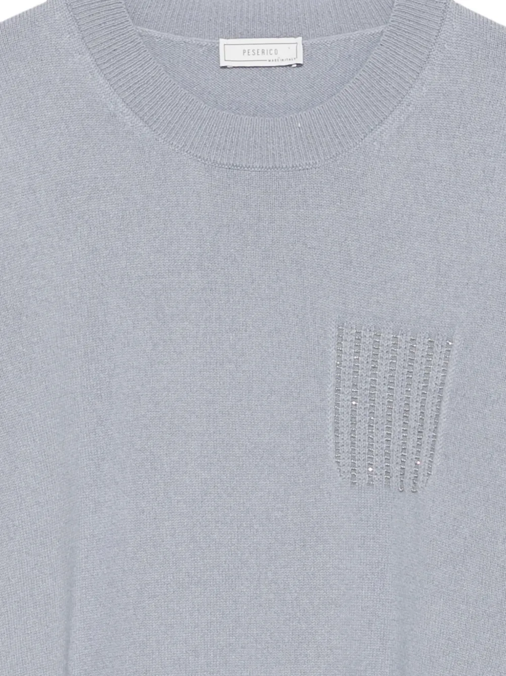 Peserico Trui met pailletten Blauw